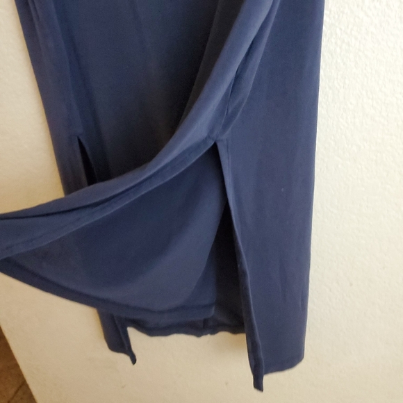 Athleta Blue Sleeveless Modal Stretch Tunic Top - Picture 5 of 5